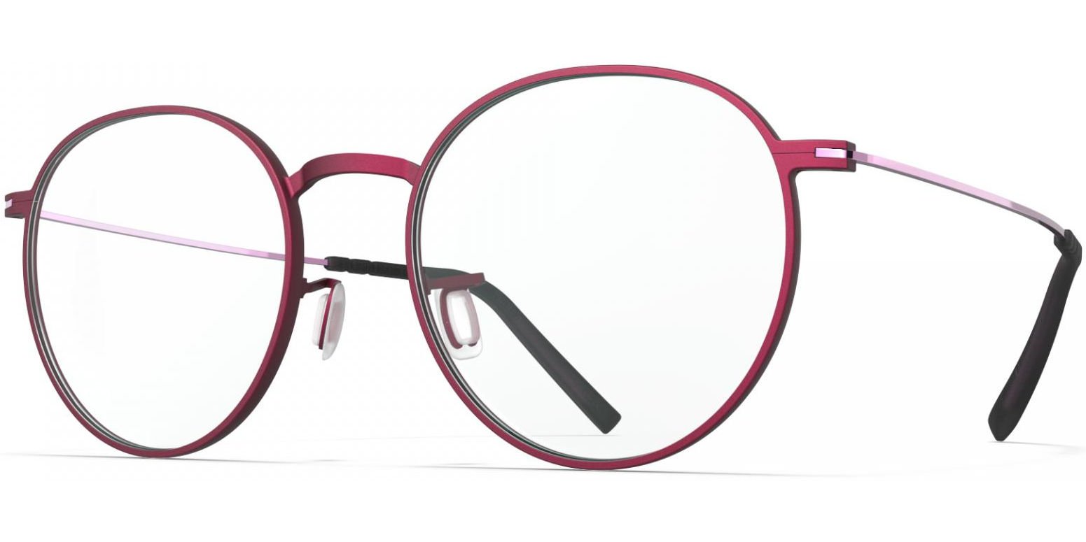 Dioptrické brýle Blackfin model 1035, barva obruby růžová mat, stranice růžová mat, kód barevné varianty 1645. 