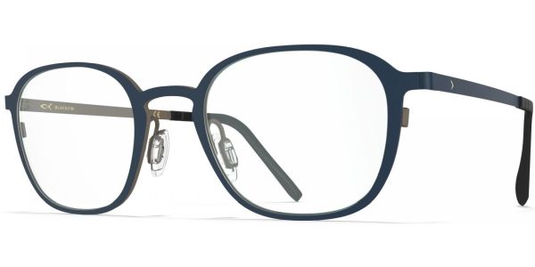 Dioptrické brýle Blackfin model 1053, barva obruby modrá šedá mat, stranice modrá šedá mat, kód barevné varianty 1673. 