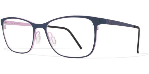 Dioptrické brýle Blackfin model 817, barva obruby modrá fialová mat, stranice šedá fialová mat, kód barevné varianty 753. 