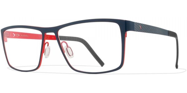 Dioptrické brýle Blackfin model 865, barva obruby modrá červená mat, stranice modrá červená mat, kód barevné varianty 1011. 