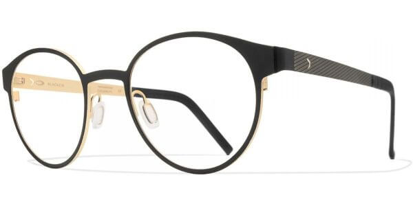 Dioptrické brýle Blackfin model 866, barva obruby černá zlatá mat, stranice černá zlatá mat, kód barevné varianty 976. 