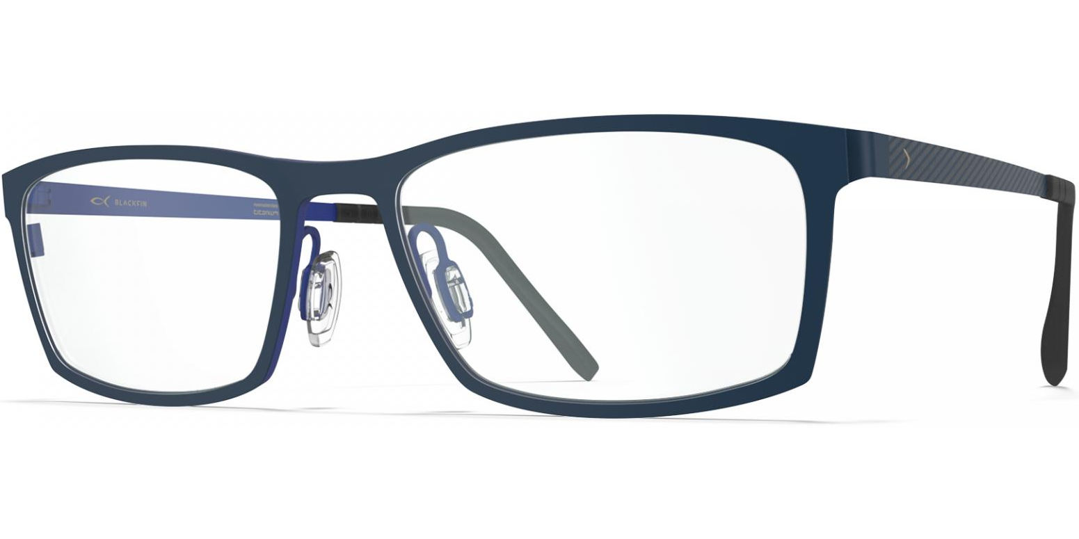 Dioptrické brýle Blackfin model 913, barva obruby modrá mat, stranice modrá mat, kód barevné varianty 1155. 