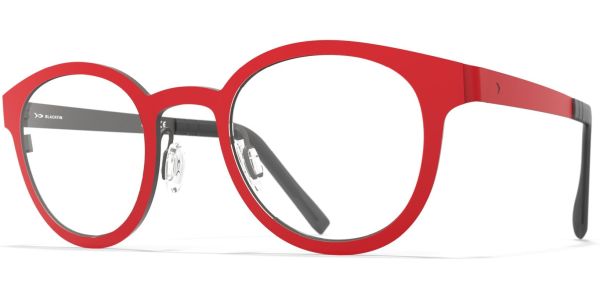 Dioptrické brýle Blackfin model 916, barva obruby červnená šedá mat, stranice červená šedá mat, kód barevné varianty 1583. 