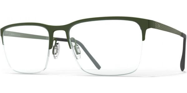 Dioptrické brýle Blackfin model 952, barva obruby zelená mat, stranice zelená mat, kód barevné varianty 1300. 