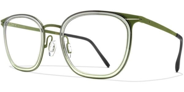 Dioptrické brýle Blackfin model 956, barva obruby zelená lesk, stranice zelená mat, kód barevné varianty 1424. 