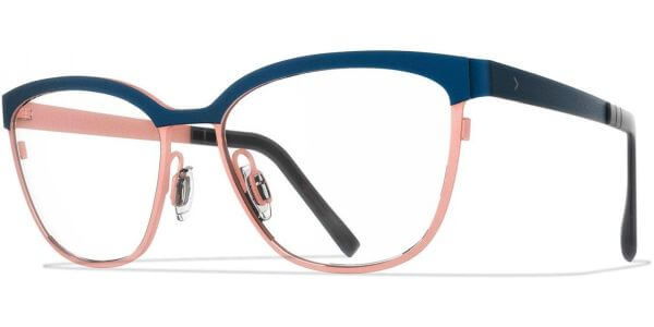 Dioptrické brýle Blackfin model 966, barva obruby modrá růžová mat, stranice modrá růžová mat, kód barevné varianty 1431. 