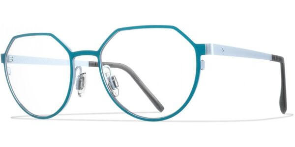 Dioptrické brýle Blackfin model 967, barva obruby tyrkysová modrá mat, stranice tyrkysová modrá mat, kód barevné varianty 1297. 