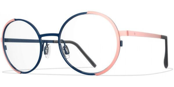 Dioptrické brýle Blackfin model 970, barva obruby modrá růžová mat, stranice růžová mat, kód barevné varianty 1445. 