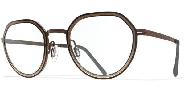 Dioptrické brýle Blackfin model 999, barva obruby hnědá béžová lesk, stranice hnědá mat, kód barevné varianty 1417. 