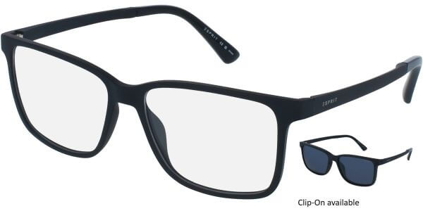 Dioptrické brýle Esprit model 17140, barva obruby černá mat, stranice černá mat, kód barevné varianty 538. 