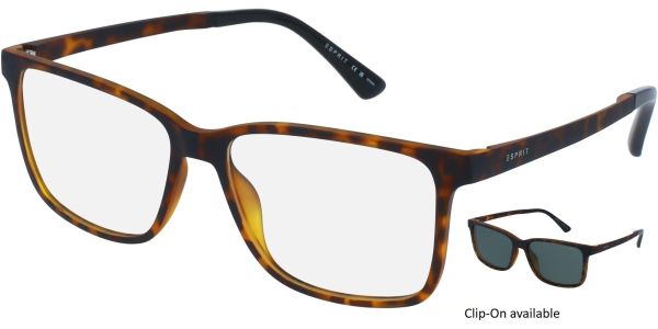 Dioptrické brýle Esprit model 17140, barva obruby hnědá mat, stranice hnědá mat, kód barevné varianty 545. 