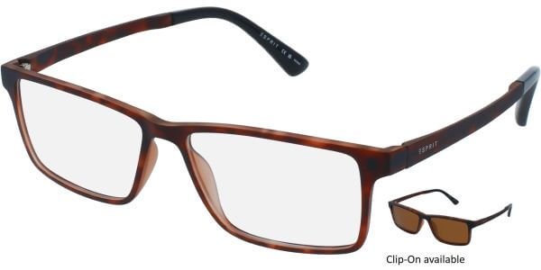 Dioptrické brýle Esprit model 17141, barva obruby hnědá mat, stranice hnědá mat, kód barevné varianty 545. 