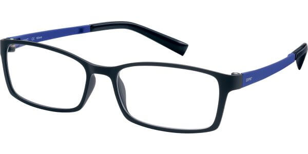Dioptrické brýle Esprit model 17422, barva obruby černá mat, stranice modrá mat, kód barevné varianty 523. 
