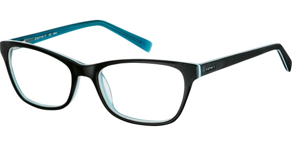 Dioptrické brýle Esprit model 17425, barva obruby černá lesk, stranice černá mat, kód barevné varianty 538. 