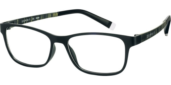 Dioptrické brýle Esprit model 17457, barva obruby černá mat, stranice černá mat, kód barevné varianty 538. 