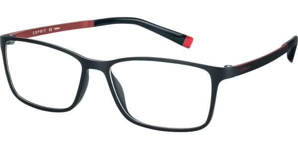 Dioptrické brýle Esprit model 17464, barva obruby černá mat, stranice černá červená mat, kód barevné varianty 538. 