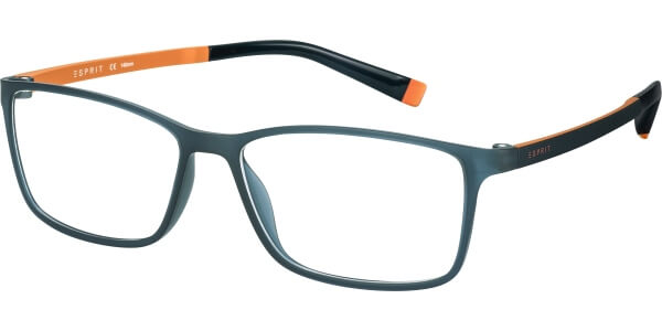 Dioptrické brýle Esprit model 17464, barva obruby modrá mat, stranice černá oranžová mat, kód barevné varianty 543. 