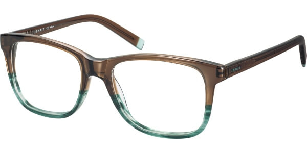 Dioptrické brýle Esprit model 17471, barva obruby hnědá zelená lesk, stranice hnědá lesk, kód barevné varianty 563. 
