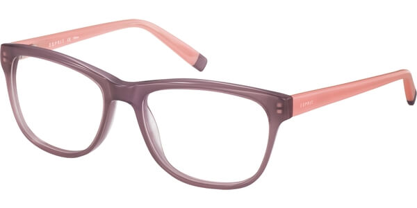 Dioptrické brýle Esprit model 17498, barva obruby fialová lesk, stranice růžová lesk, kód barevné varianty 577. 