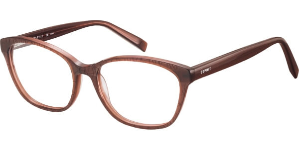 Dioptrické brýle Esprit model 17509, barva obruby hnědá mat, stranice hnědá lesk, kód barevné varianty 535. 
