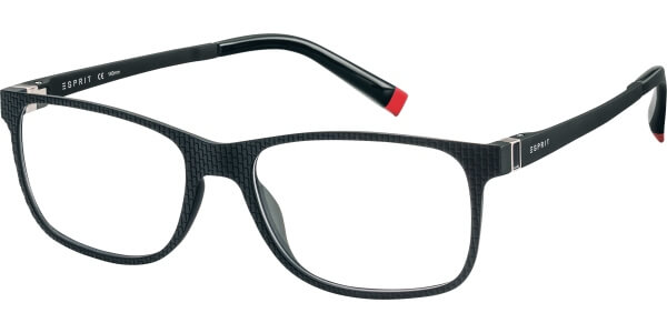 Dioptrické brýle Esprit model 17513, barva obruby černá mat, stranice černá mat, kód barevné varianty 538. 