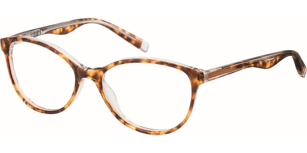 Dioptrické brýle Esprit model 17520, barva obruby hnědá čirá lesk, stranice hnědá lesk, kód barevné varianty 545. 