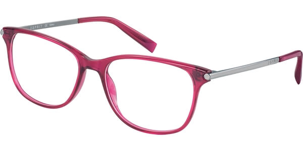 Dioptrické brýle Esprit model 17529, barva obruby růžová lesk, stranice stříbrná lesk, kód barevné varianty 515. 