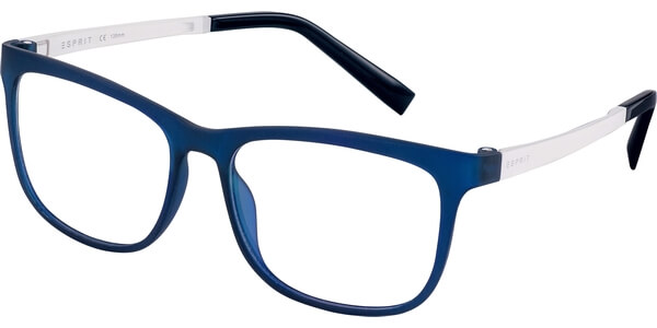 Dioptrické brýle Esprit model 17531, barva obruby modrá mat, stranice bílá mat, kód barevné varianty 508. 