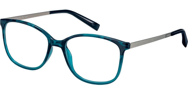 Dioptrické brýle Esprit model 17539, barva obruby zelená lesk, stranice stříbrná mat, kód barevné varianty 547. 