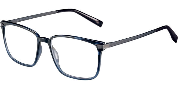 Dioptrické brýle Esprit model 17550, barva obruby modrá lesk, stranice stříbrná mat, kód barevné varianty 543. 