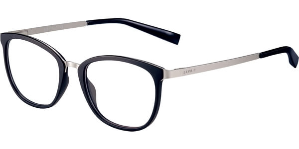 Dioptrické brýle Esprit model 17553, barva obruby černá stříbrná mat, stranice stříbrná mat, kód barevné varianty 538. 