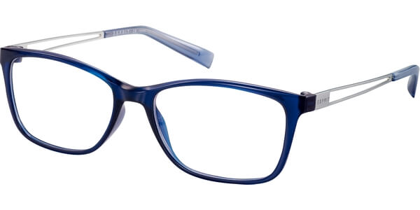 Dioptrické brýle Esprit model 17562, barva obruby modrá lesk, stranice stříbrná lesk, kód barevné varianty 543. 