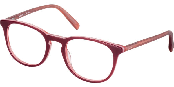 Dioptrické brýle Esprit model 17579, barva obruby červená lesk, stranice červená lesk, kód barevné varianty 531. 