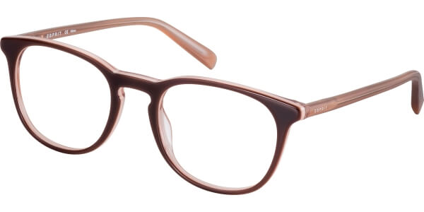 Dioptrické brýle Esprit model 17579, barva obruby hnědá béžová lesk, stranice hnědá béžová lesk, kód barevné varianty 535. 
