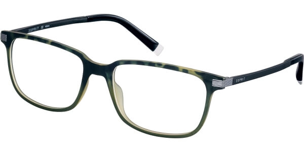 Dioptrické brýle Esprit model 17580, barva obruby zelená mat, stranice zelená mat, kód barevné varianty 527. 