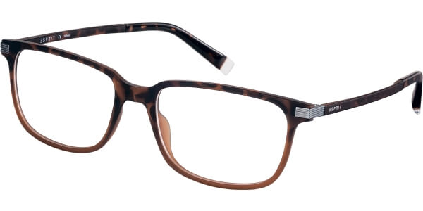 Dioptrické brýle Esprit model 17580, barva obruby hnědá mat, stranice hnědá mat, kód barevné varianty 545. 