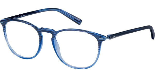 Dioptrické brýle Esprit model 17592, barva obruby modrá čirá lesk, stranice modrá lesk, kód barevné varianty 543. 