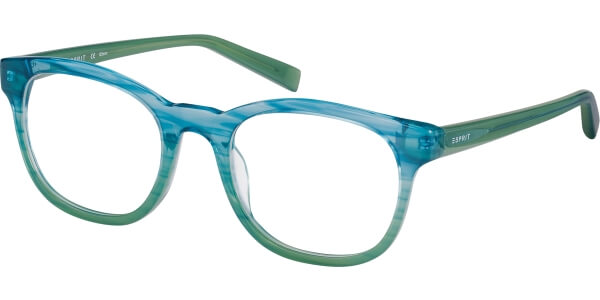 Dioptrické brýle Esprit model 17594, barva obruby modrá zelená lesk, stranice zelená lesk, kód barevné varianty 547. 