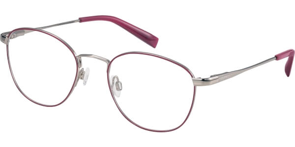 Dioptrické brýle Esprit model 17596, barva obruby růžová stříbrná lesk, stranice stříbrná lesk, kód barevné varianty 515. 
