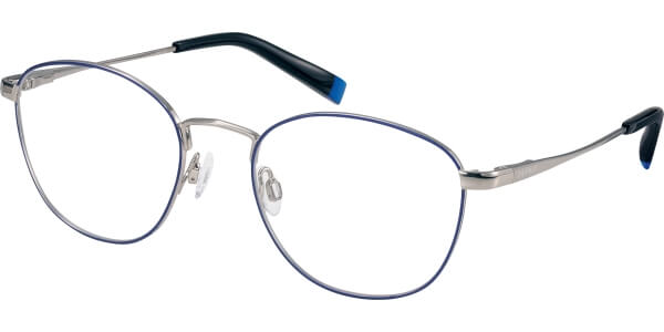 Dioptrické brýle Esprit model 17596, barva obruby modrá stříbrná lesk, stranice stříbrná lesk, kód barevné varianty 543. 