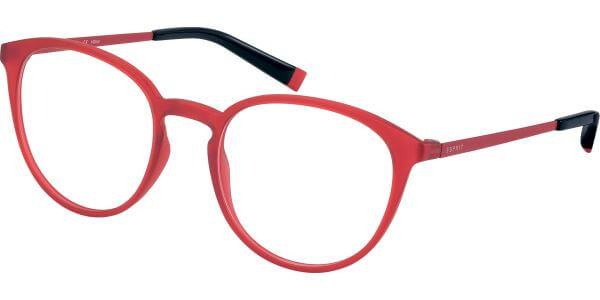 Dioptrické brýle Esprit model 17598, barva obruby červená mat, stranice červená mat, kód barevné varianty 531. 