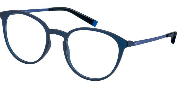 Dioptrické brýle Esprit model 17598, barva obruby modrá mat, stranice modrý mat, kód barevné varianty 543. 