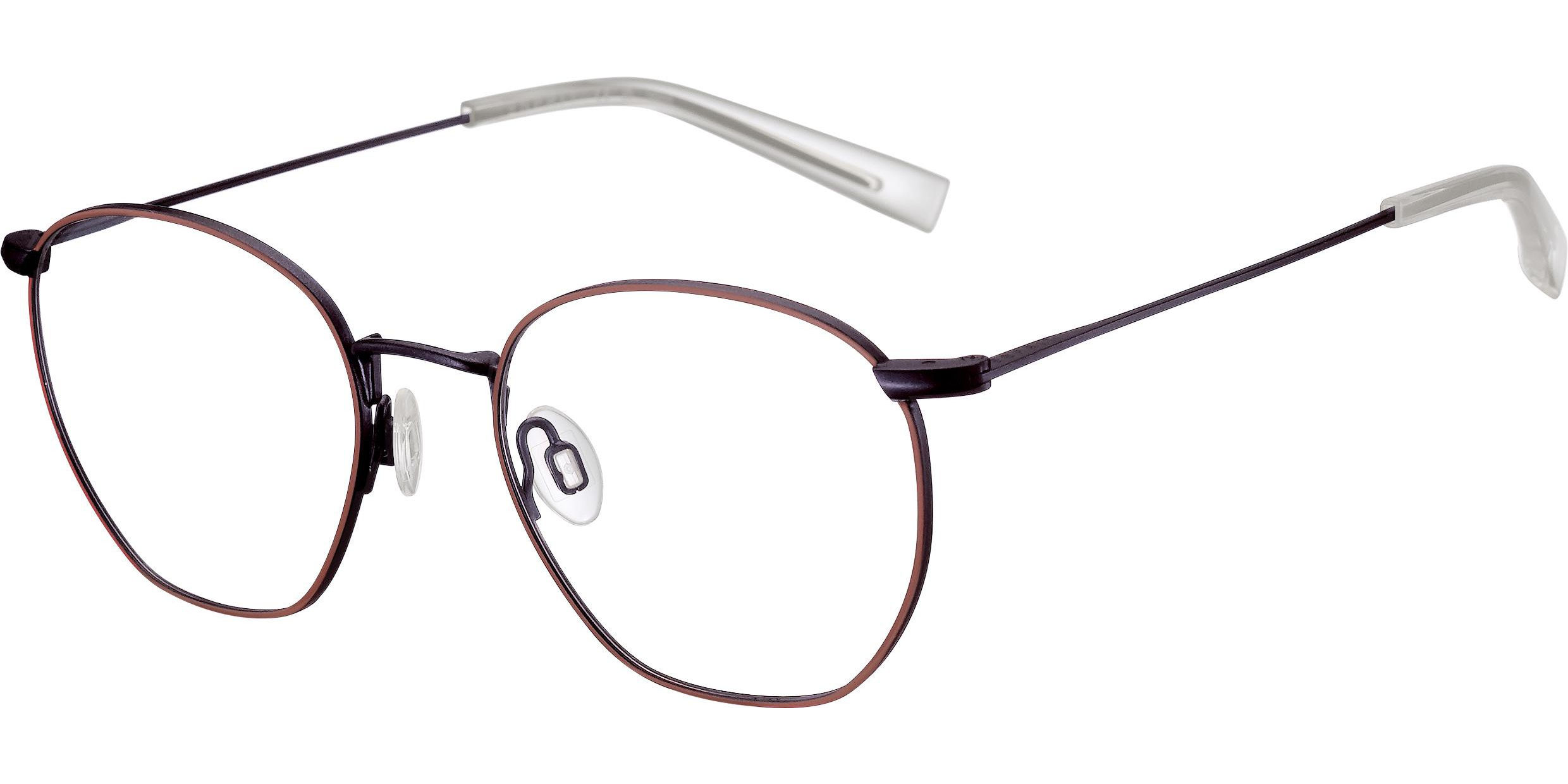 Dioptrické brýle Esprit model 33419, barva obruby růžová fialová lesk, stranice fialová lesk, kód barevné varianty 534. 