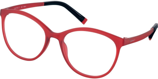 Dioptrické brýle Esprit model 33423, barva obruby červená mat, stranice červená mat, kód barevné varianty 531. 