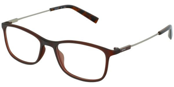 Dioptrické brýle Esprit model 33454, barva obruby hnědá mat, stranice šedá lesk, kód barevné varianty 535. 