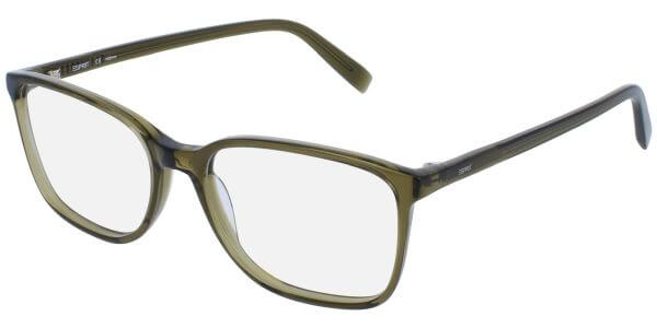 Dioptrické brýle Esprit model 33457, barva obruby zelená čirá lesk, stranice zelená čirá lesk, kód barevné varianty 527. 