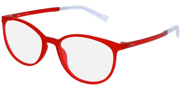 Dioptrické brýle Esprit model 33460, barva obruby červená mat, stranice červená mat, kód barevné varianty 531. 