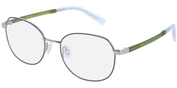 Dioptrické brýle Esprit model 33469, barva obruby zelená stříbrná lesk, stranice zelená mat, kód barevné varianty 547. 