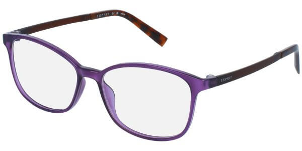 Dioptrické brýle Esprit model 33483, barva obruby fialová lesk, stranice hnědá lesk, kód barevné varianty 577. 