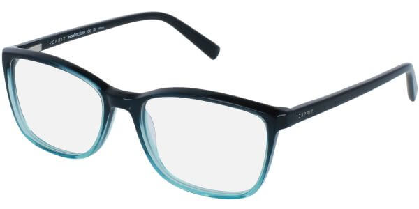 Dioptrické brýle Esprit model 33495, barva obruby černá tyrkysová lesk, stranice černá lesk, kód barevné varianty 508. 